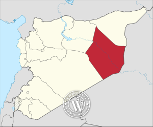 خريطة دير الزور