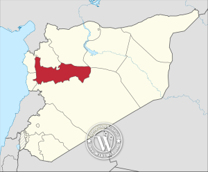 خريطة حماة