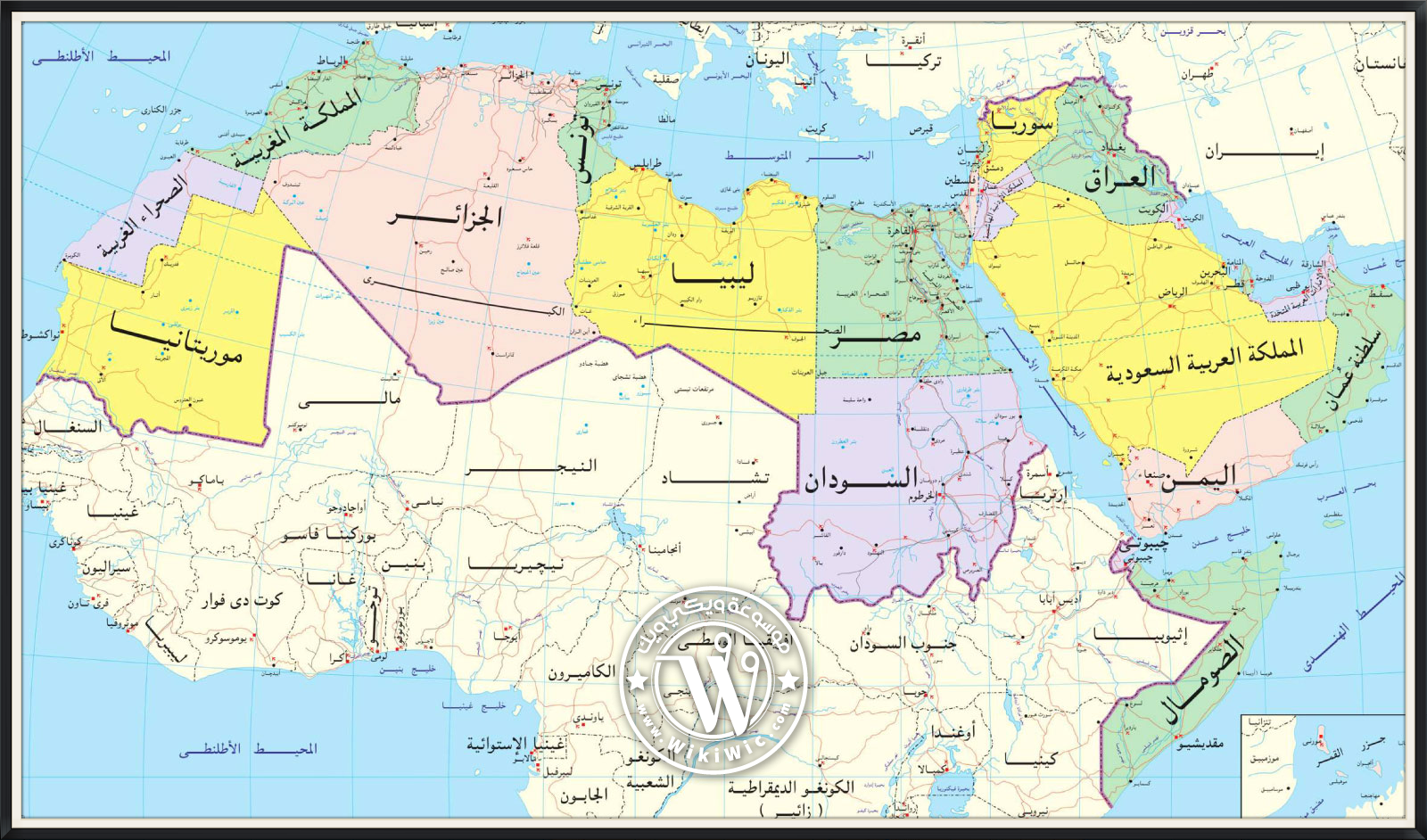عدد السكان في الوطن العربي التركيبة السكانية للوطن العربي Wiki Wic