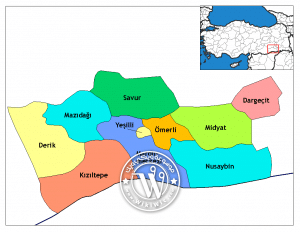مديات تركيا خريطة