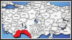 خريطة أنطاليا